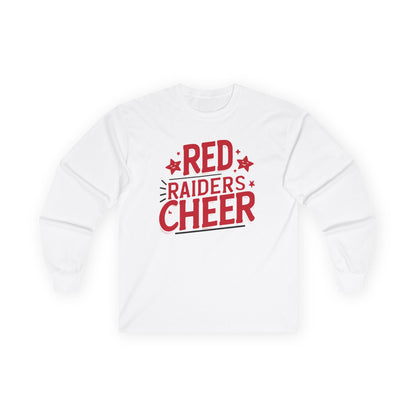 Adult Long Sleeve Tee \ Marion County Red Raiders Cheer \ MCC2
