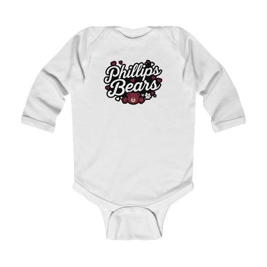 Long Sleeve Baby Bodysuit \ Phillip's Bears \ PBG1