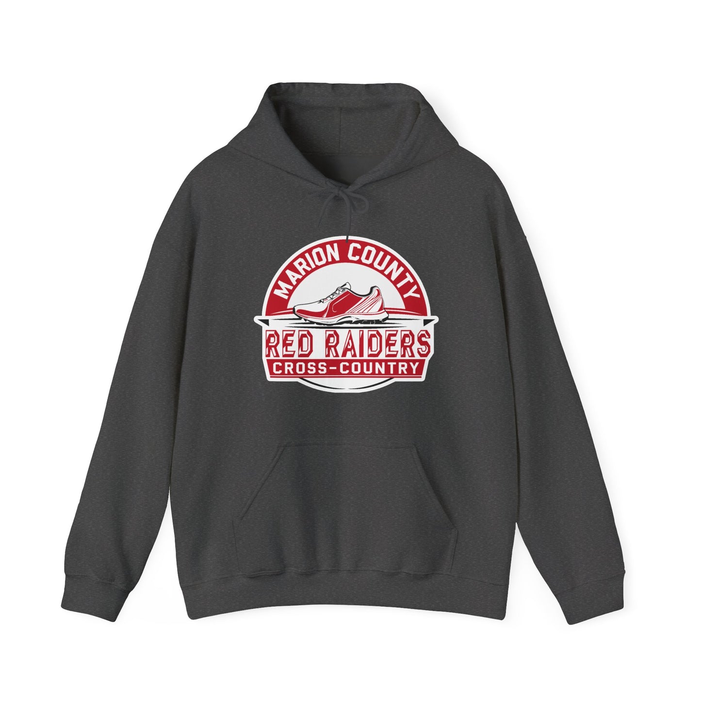 Adult Hoodie Sweatshirt \ Marion County Red Raiders Cross-Country \ MCCC1
