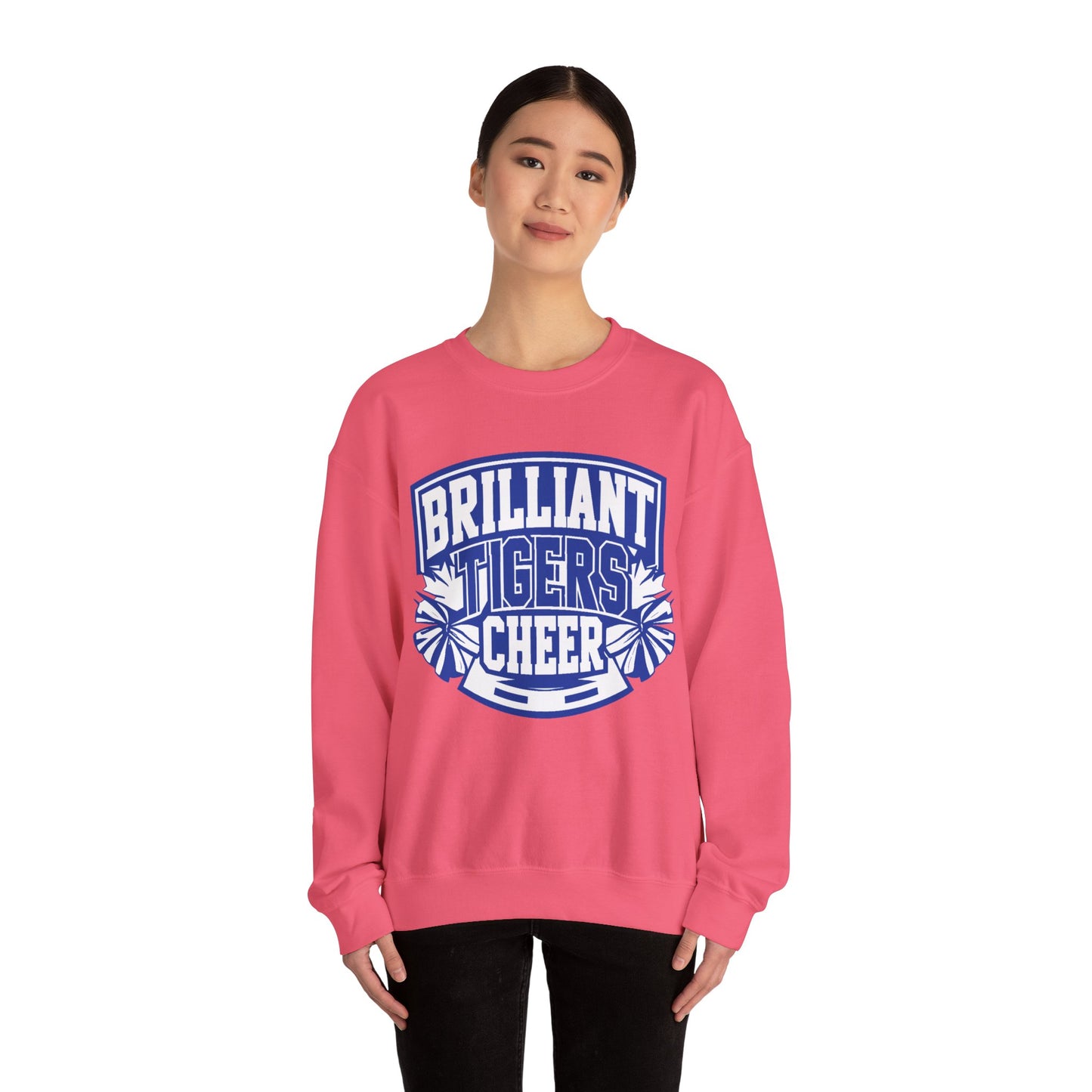 Adult Crewneck Sweatshirt \ Brilliant Tigers Cheer \ BTC1