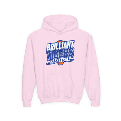 Youth Hoodie Sweatshirt \ Brilliant Tigers Basketball \ BTBK1