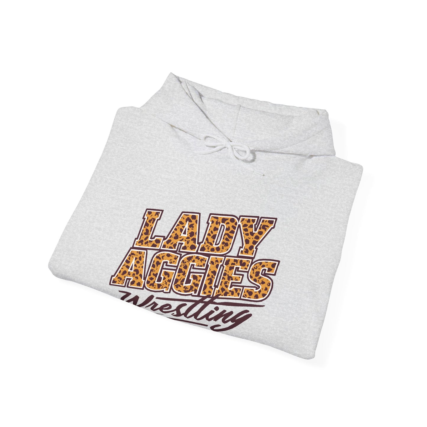 Adult Hoodie Sweatshirt \ Hamilton Aggies Wrestling \ HAWG3
