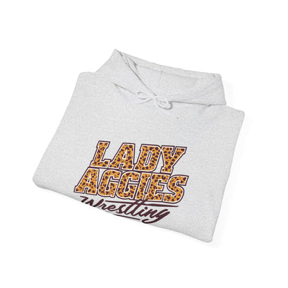 Adult Hoodie Sweatshirt \ Hamilton Aggies Wrestling \ HAWG3