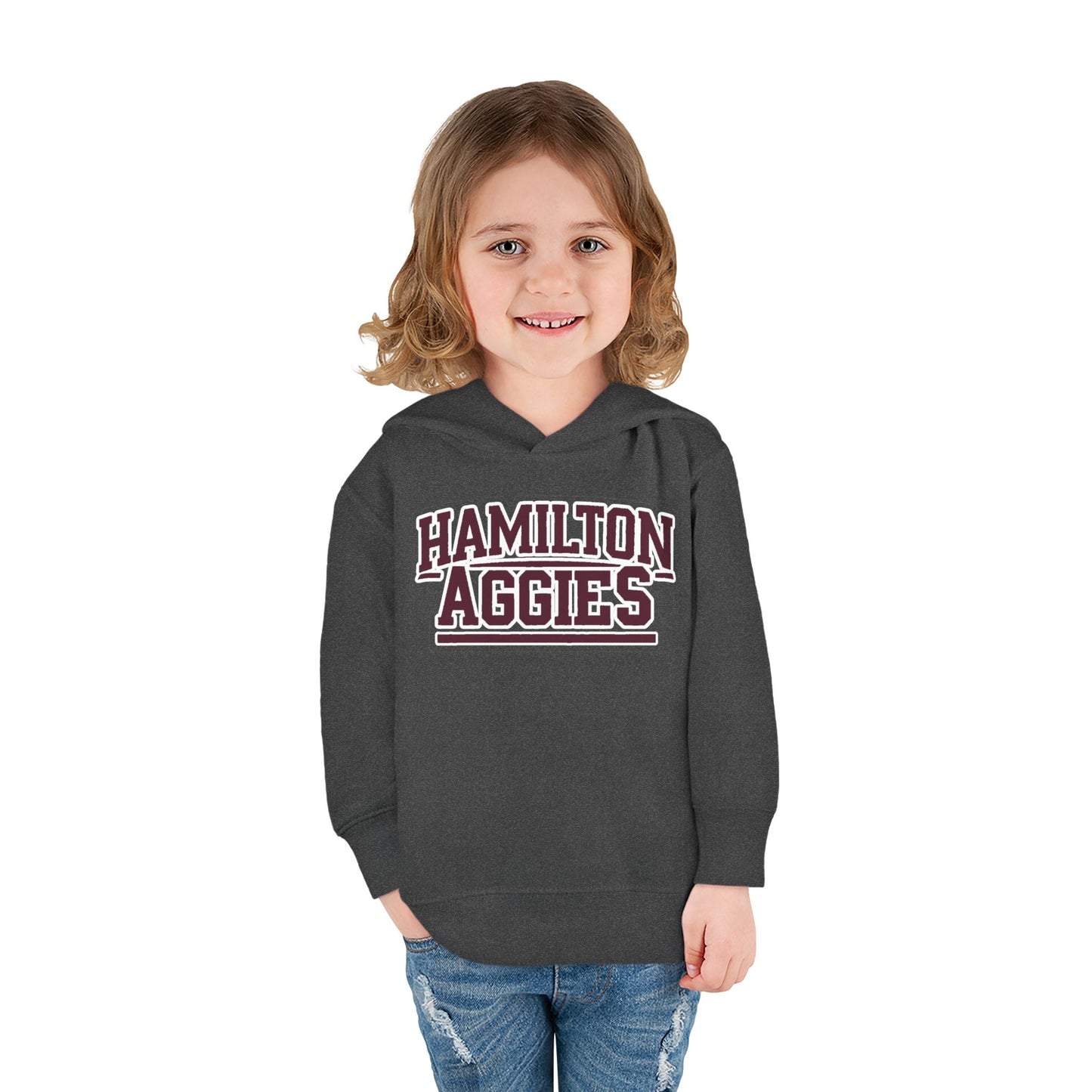 Toddler Hoodie Sweatshirt \ Hamilton Aggies \ HA2