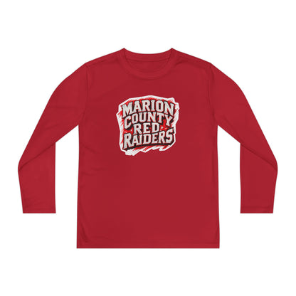 Youth Long Sleeve Tee \ Marion County Red Raiders \ MC1