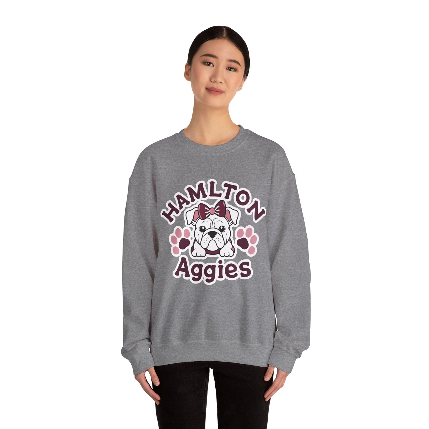 Adult Crewneck Sweatshirt \ Hamilton Aggies \ HAG3