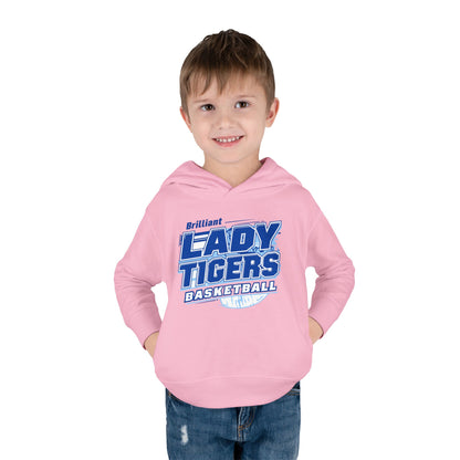 Toddler Hoodie Sweatshirt \ Brilliant Tigers Basketball \ BTBKG2