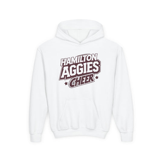 Youth Hoodie Sweatshirt \ Hamilton Aggies Cheer \ HAC1