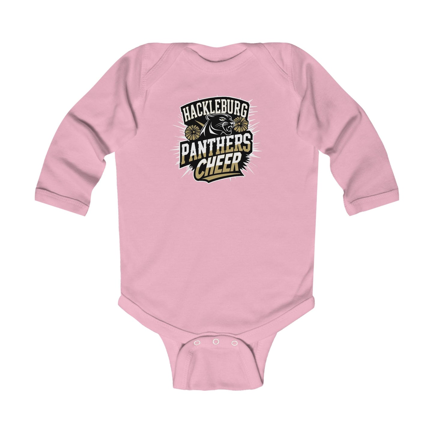 Long Sleeve Baby Bodysuit \ Hackleburg Panthers \ HPC1