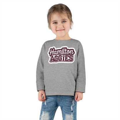 Toddler Long Sleeve Tee \ Hamilton Aggies \ HAG2