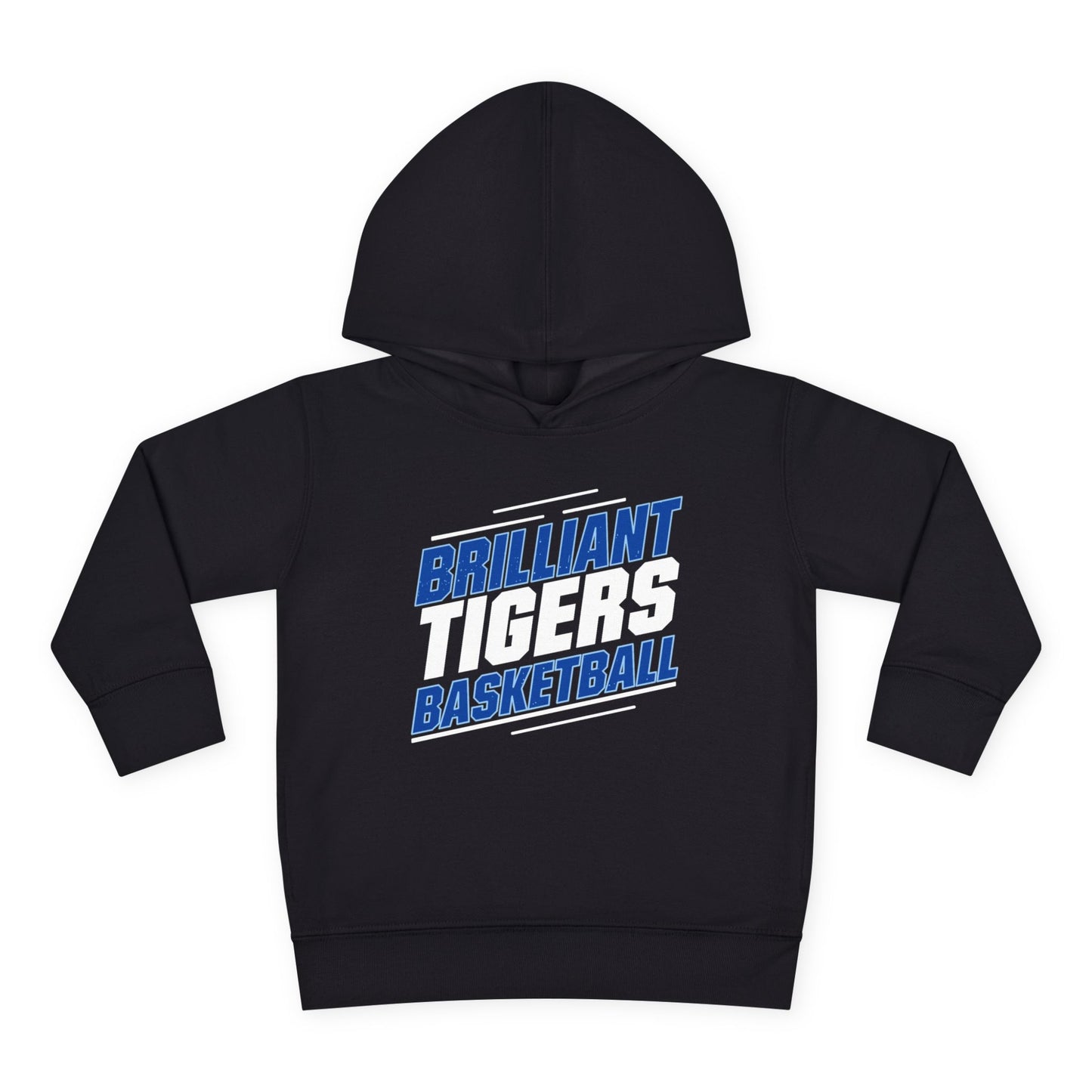 Toddler Hoodie Sweatshirt \ Brilliant Tigers Basketball \ BTBK2