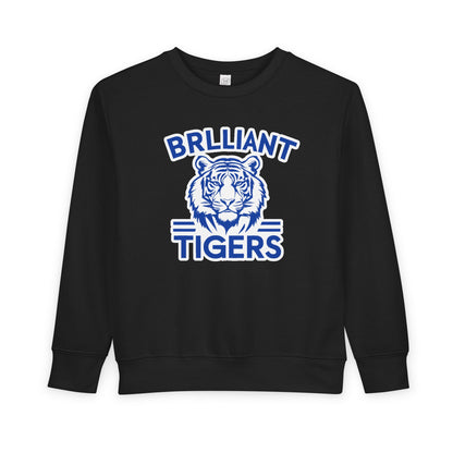 Toddler Crewneck Sweatshirt \ Brilliant Tigers \ BT1