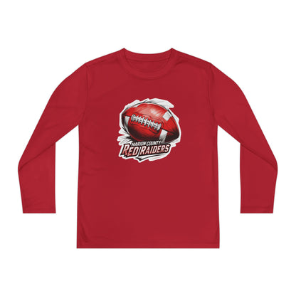 Youth Long Sleeve Tee \ Marion County Red Raiders Football \ MCF1