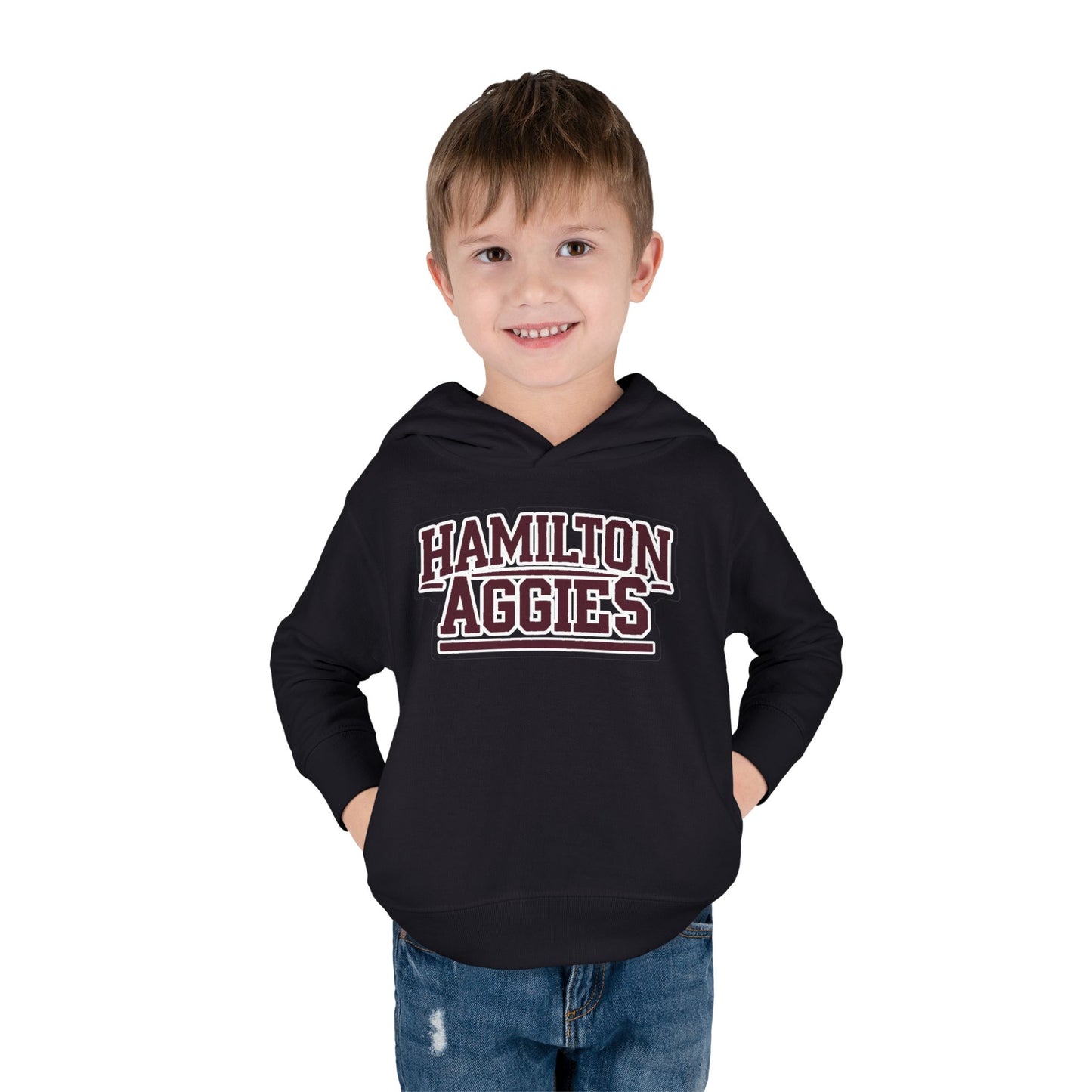 Toddler Hoodie Sweatshirt \ Hamilton Aggies \ HA2