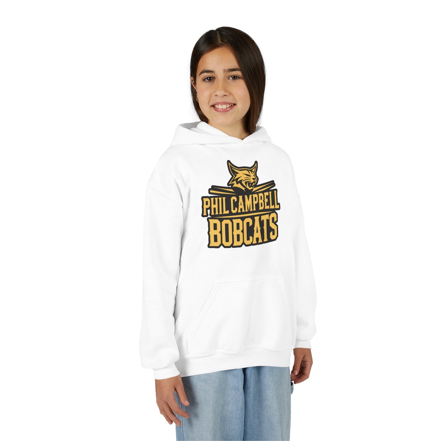 Youth Hoodie Sweatshirt \ Phil Campbell Bobcats \ PCB2