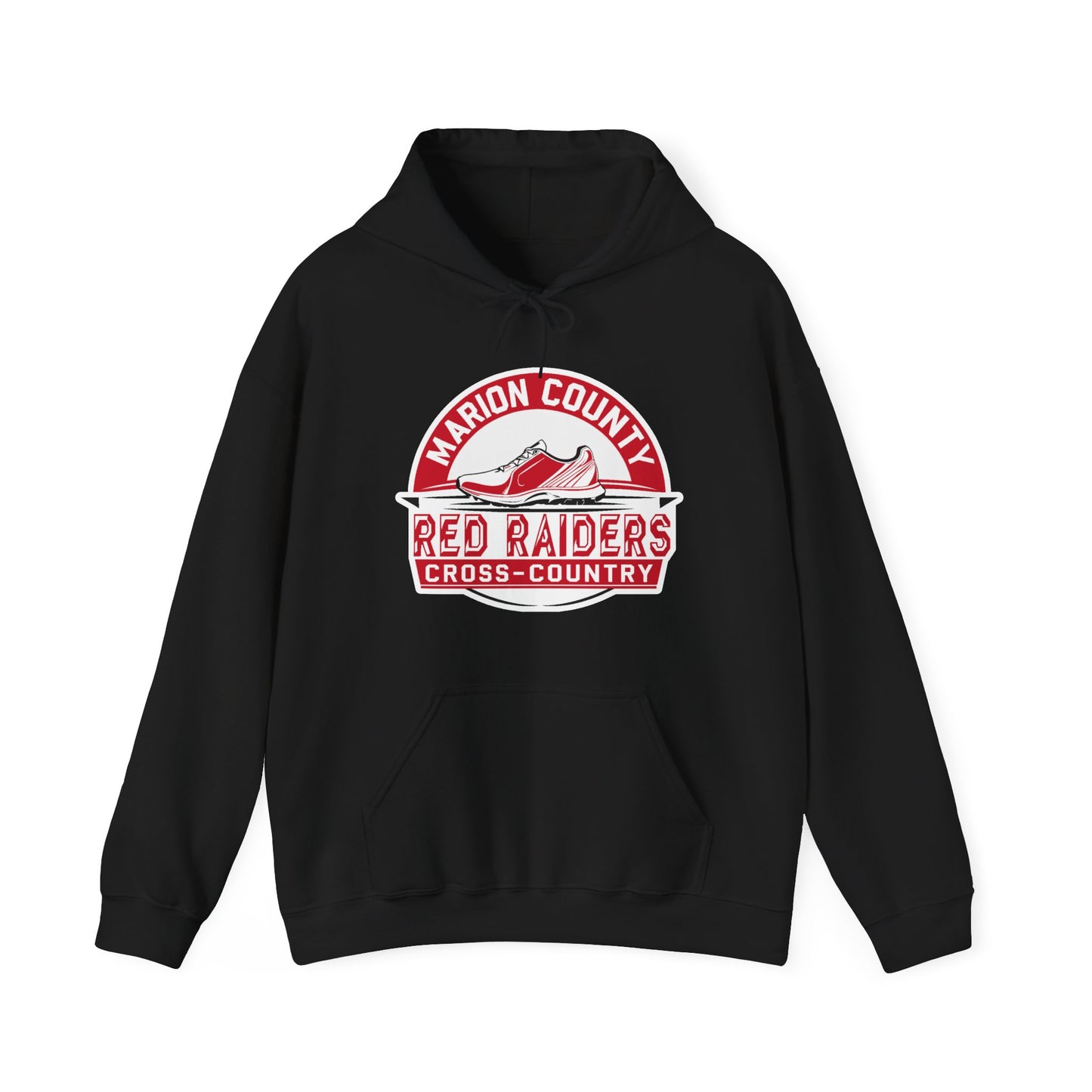 Adult Hoodie Sweatshirt \ Marion County Red Raiders Cross-Country \ MCCC1