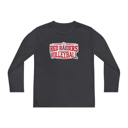 Youth Long Sleeve Tee \ Marion County Red Raiders Volleyball \ MCV2