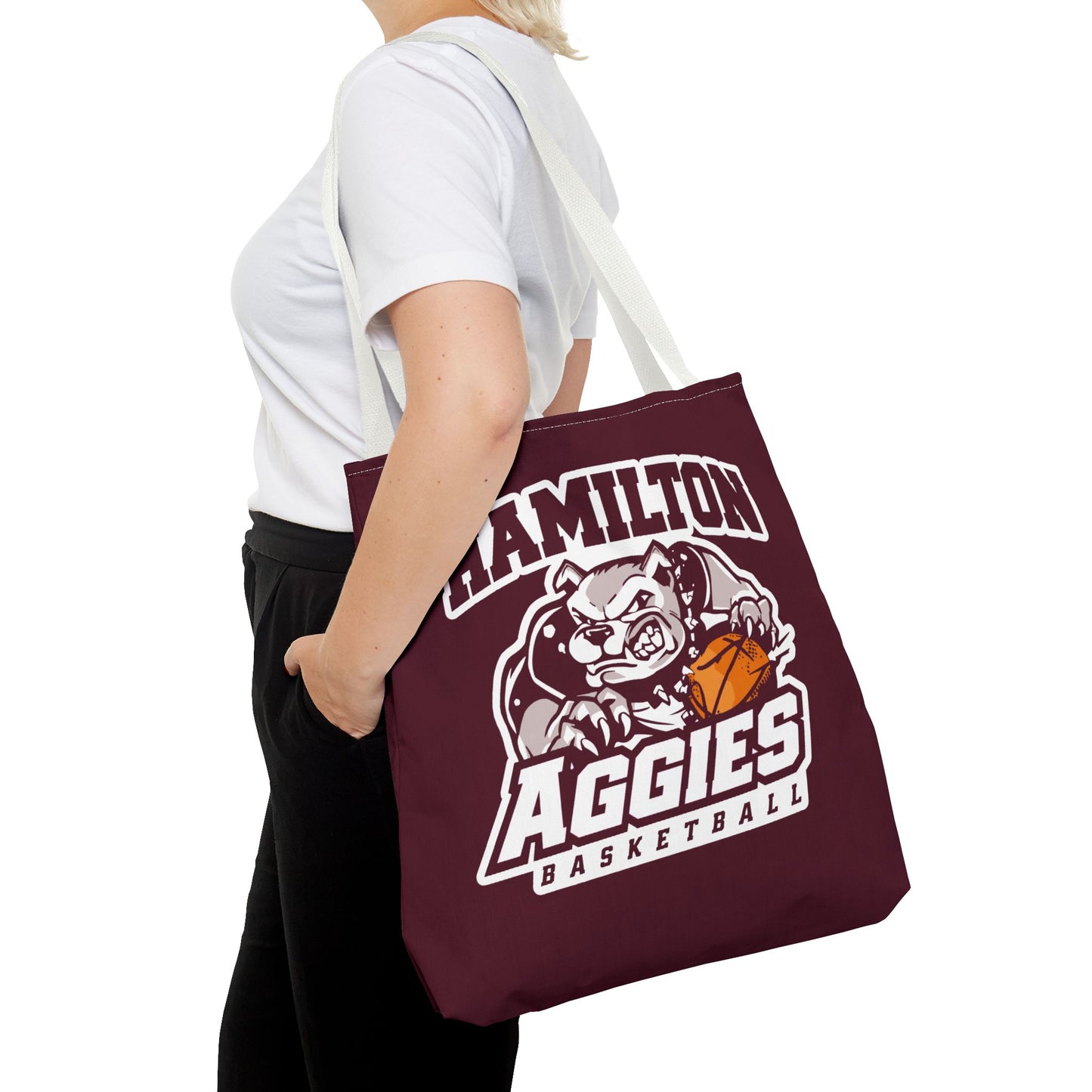 Tote Bag \ Hamilton Aggies Basketball \ HABB1