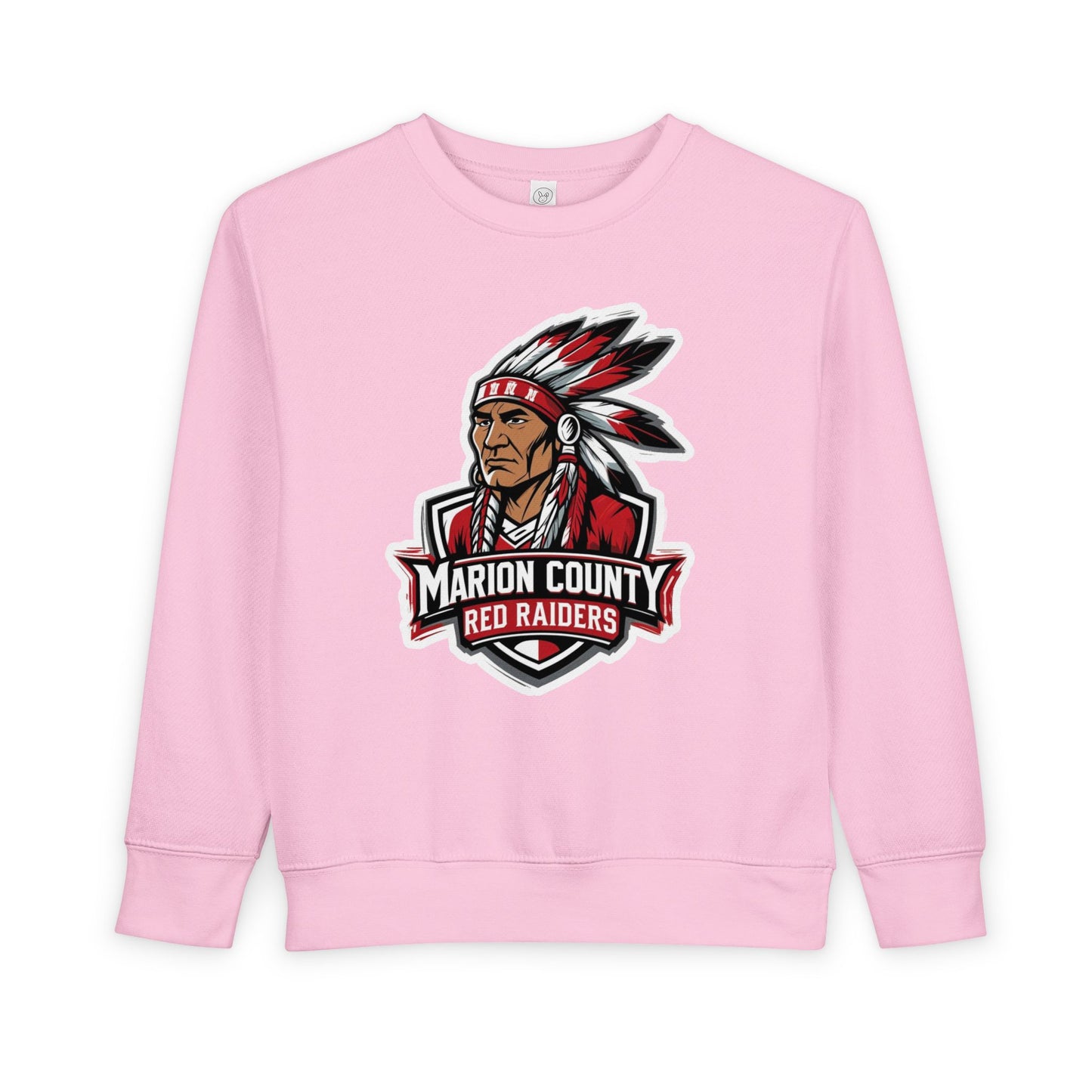 Toddler Crewneck Sweatshirt \ Marion County Red Raiders \ MC2