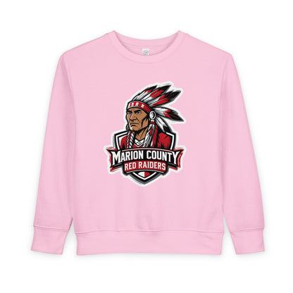 Toddler Crewneck Sweatshirt \ Marion County Red Raiders \ MC2