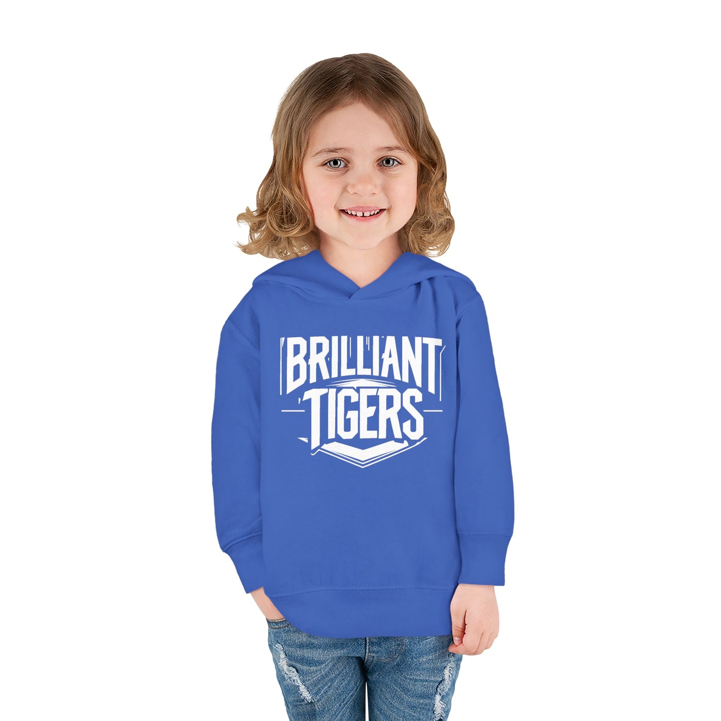 Toddler Hoodie Sweatshirt \ Brilliant Tigers \ BT2