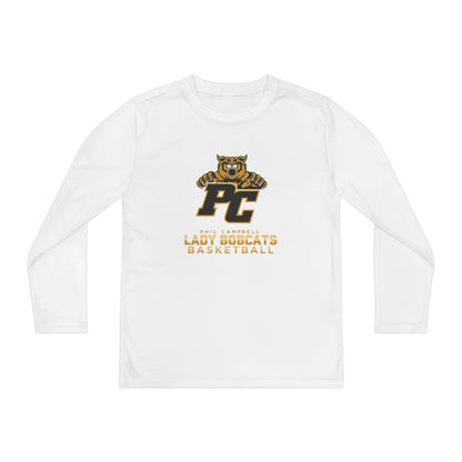 Youth Long Sleeve Tee \ Phil Campbell Bobcats Basketball \ PCBBKG1