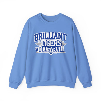 Adult Crewneck Sweatshirt \ Brilliant Tigers Volleyball \ BTV2