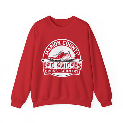 Adult Crewneck Sweatshirt \ Marion County Red Raiders Cross-Country \ MCCC1