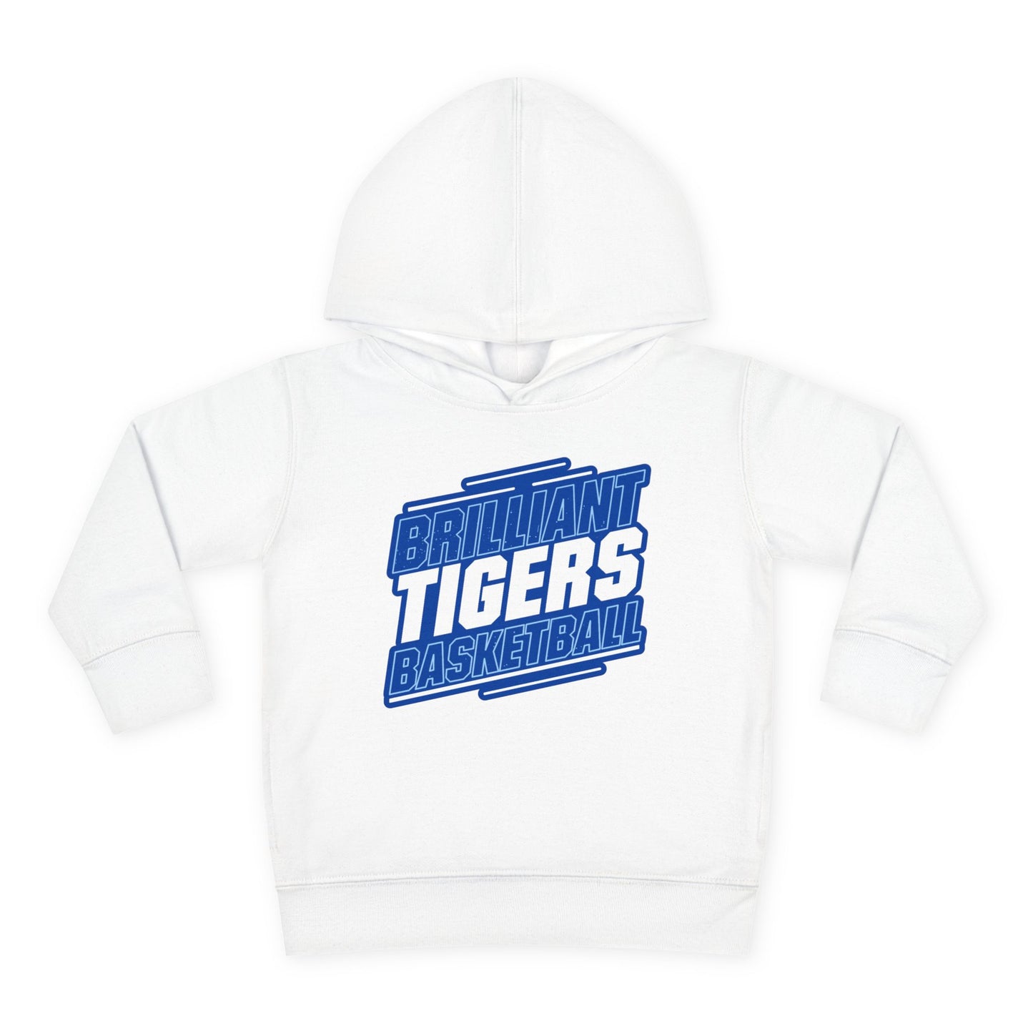 Toddler Hoodie Sweatshirt \ Brilliant Tigers Basketball \ BTBK2