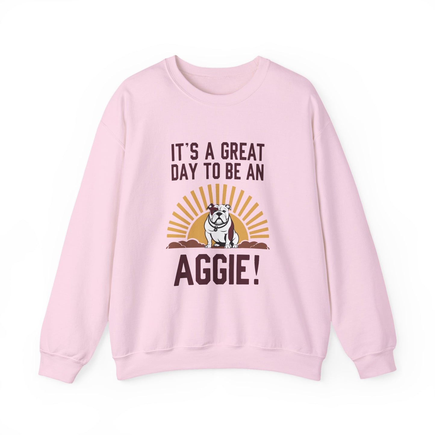 Adult Crewneck Sweatshirt \ It's a Great Day to be a Aggie! \ GDA4