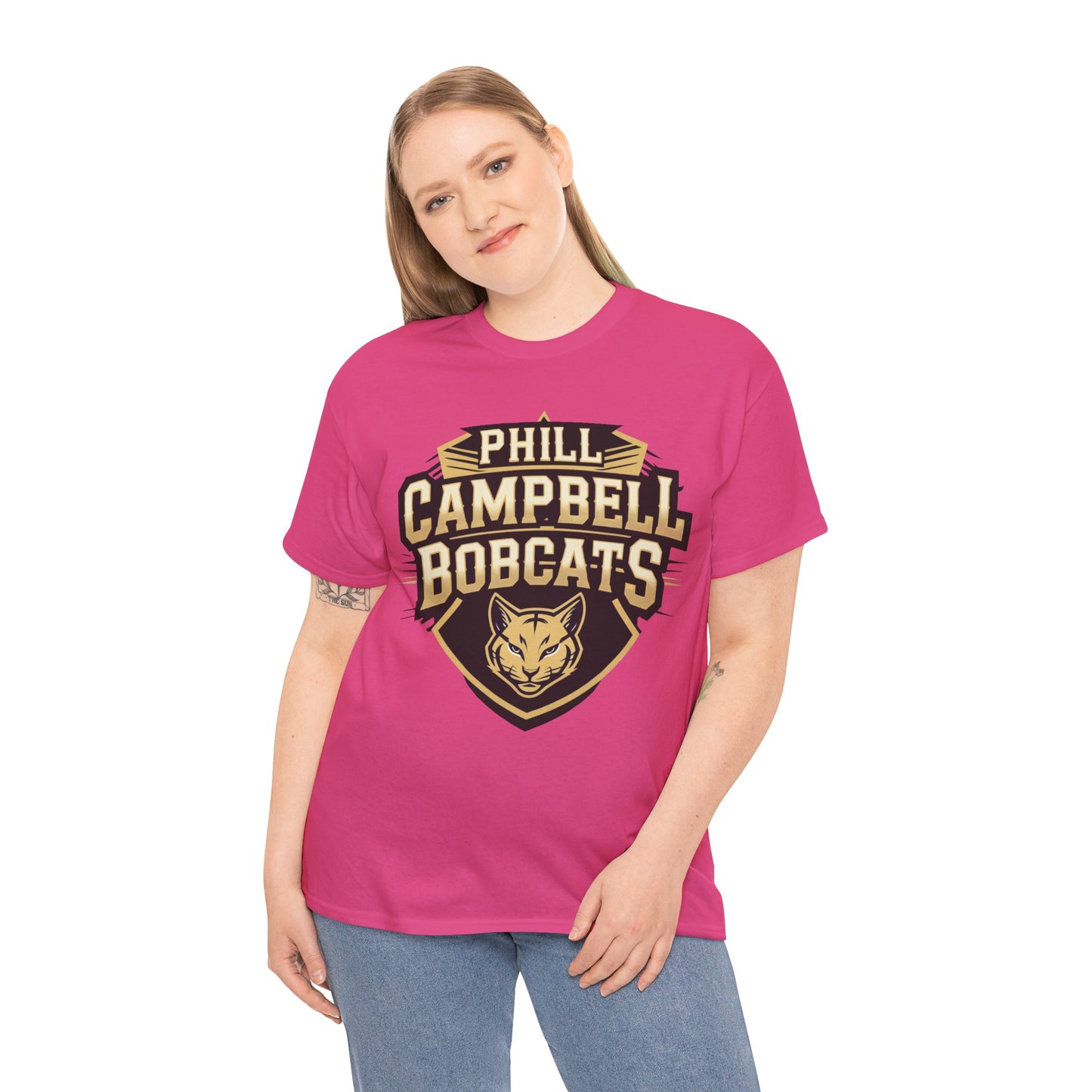 Adult Tee \ Phill Campbell Bobcats \ PCB1