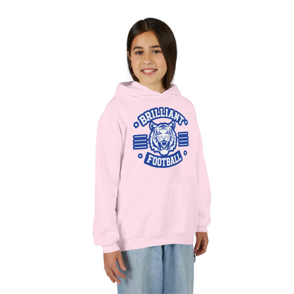 Youth Hoodie Sweatshirt \ Brilliant Tigers Football \ BTF2