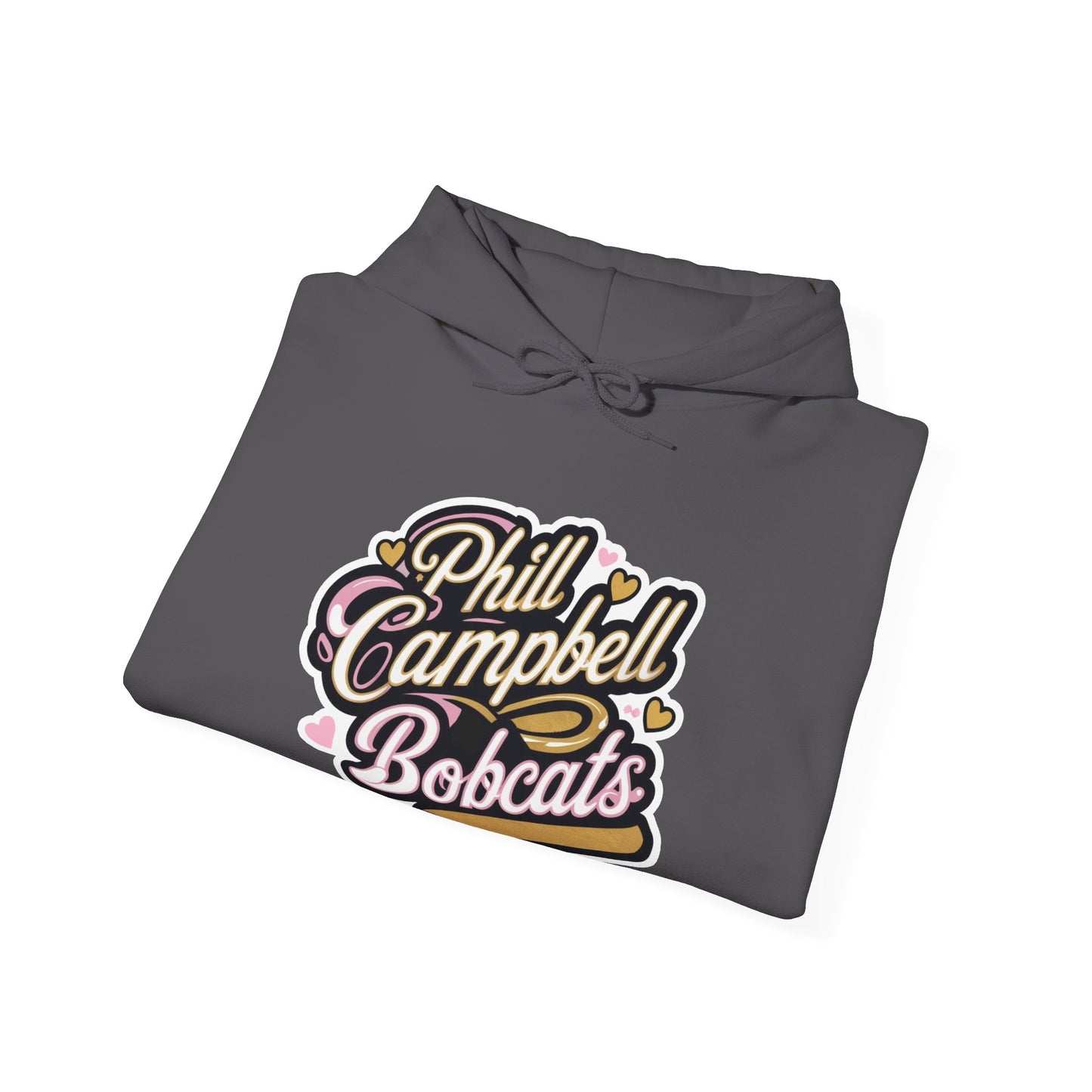 Adult Hoodie Sweatshirt \ Phill Campbell Bobcats \ PCBG1