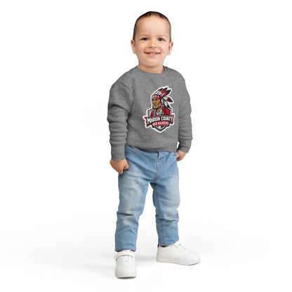 Toddler Crewneck Sweatshirt \ Marion County Red Raiders \ MC2