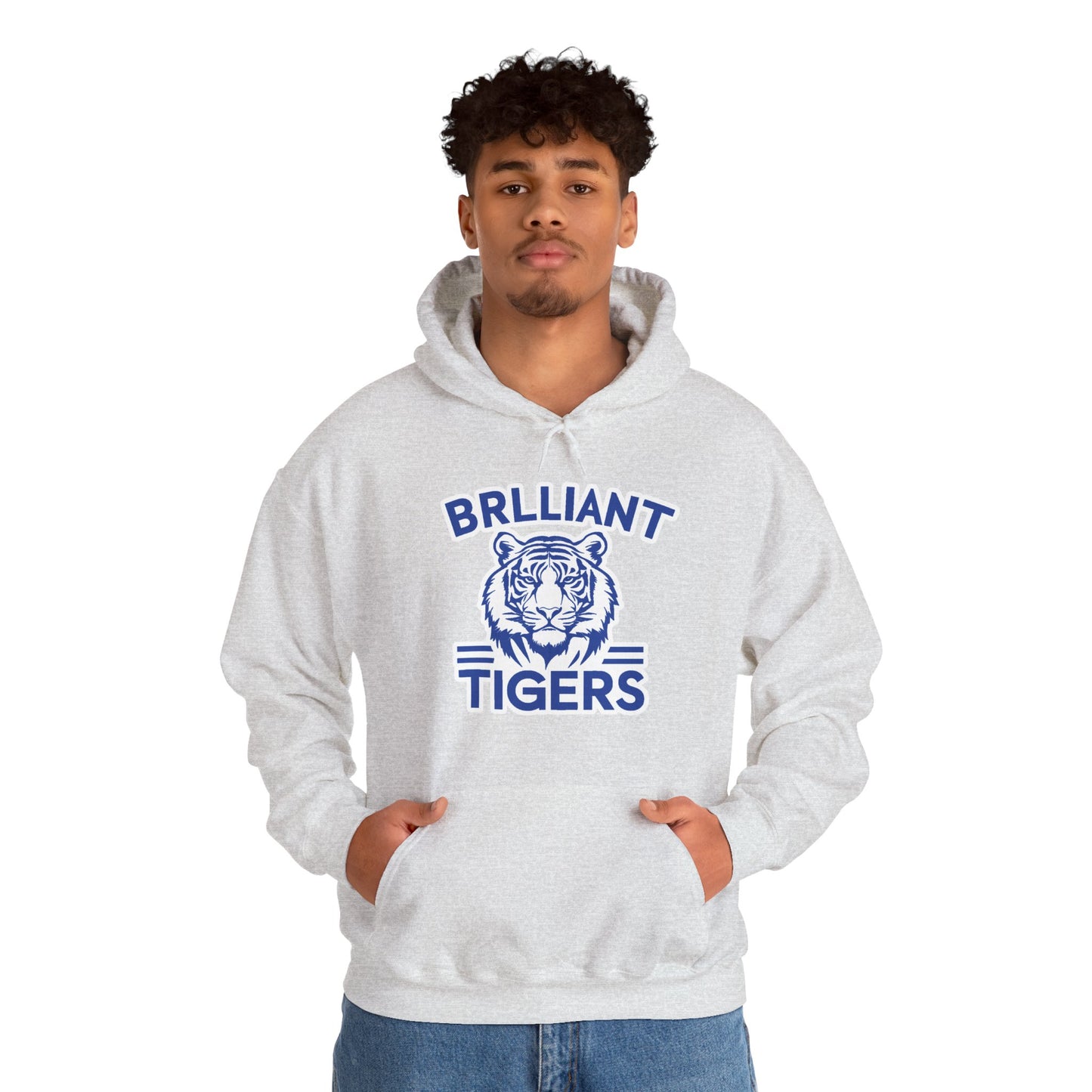 Adult Hoodie Sweatshirt \ Brilliant Tigers \ BT1