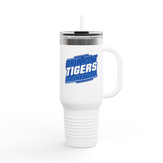 40oz Insulated Tumbler \ Brilliant Tigers Basketball \ BTBK2