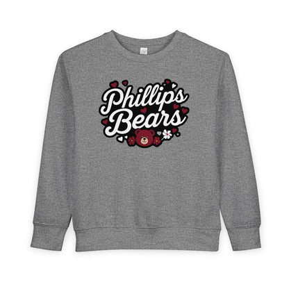 Toddler Crewneck Sweatshirt \ Phillip's Bears \ PBG1