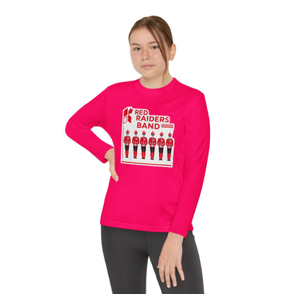 Youth Long Sleeve Tee \ Marion County Red Raiders Band \ MCB1