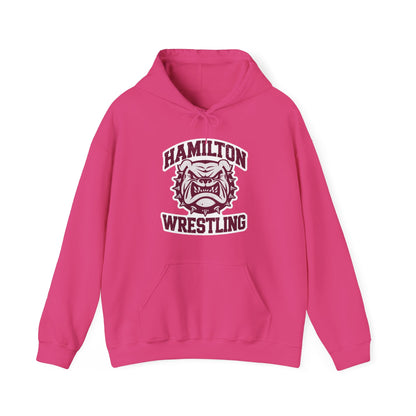 Adult Hoodie Sweatshirt \ Hamilton Aggies Wrestling \ HAW2