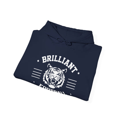 Adult Hoodie Sweatshirt \ Brilliant Tigers Football \ BTF2