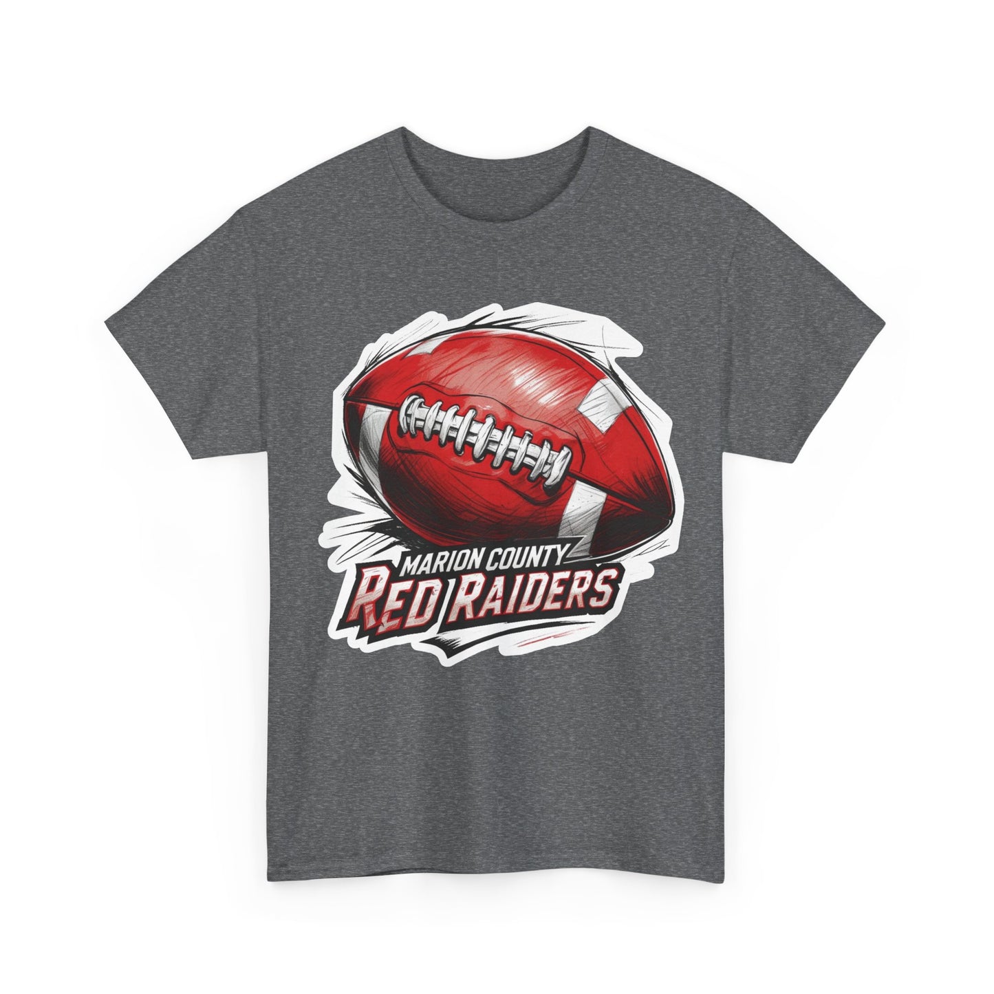 Adult Tee \ Marion County Red Raiders Football \ MCF1
