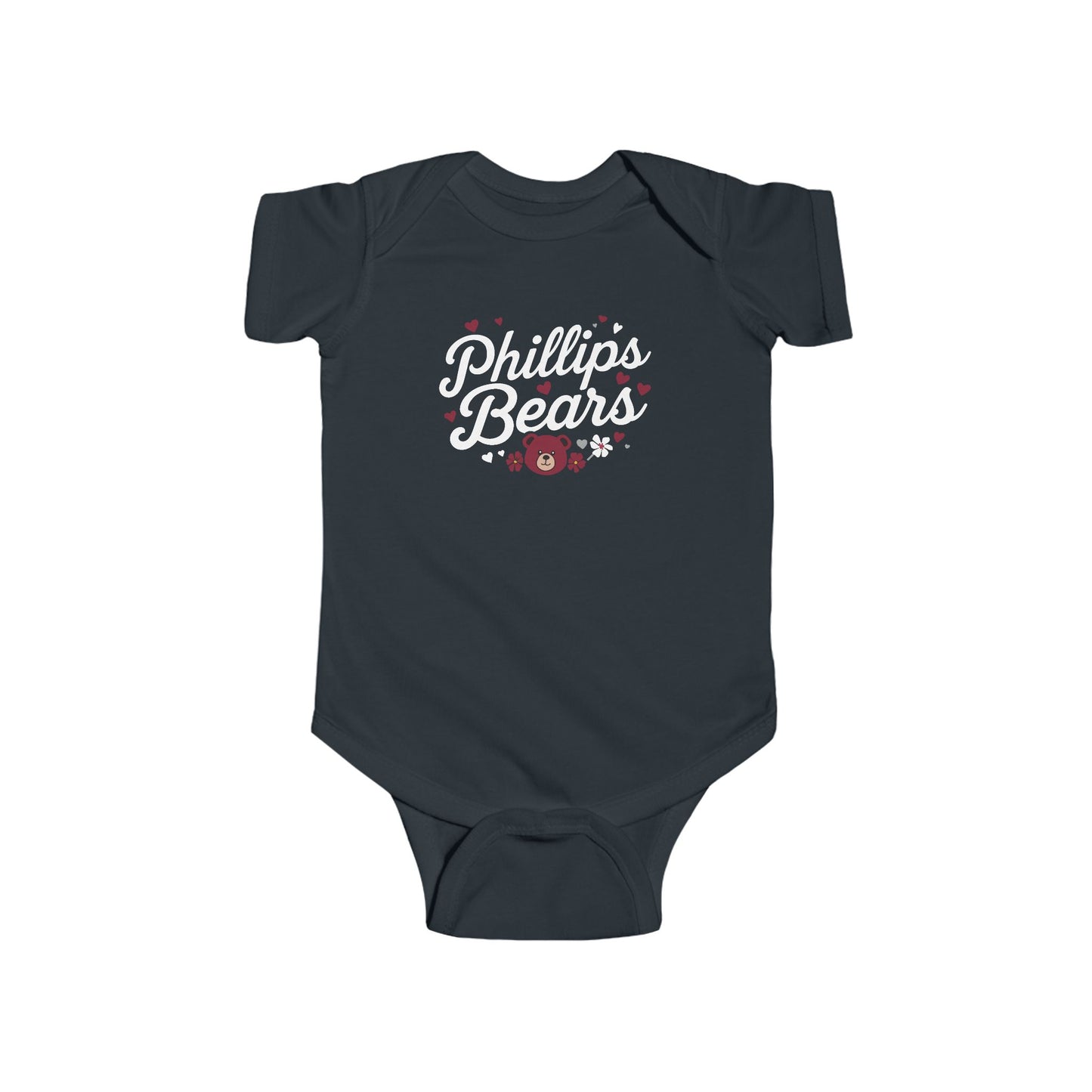 Short Sleeve Baby Bodysuit \ Phillip's Bears \ PBG1