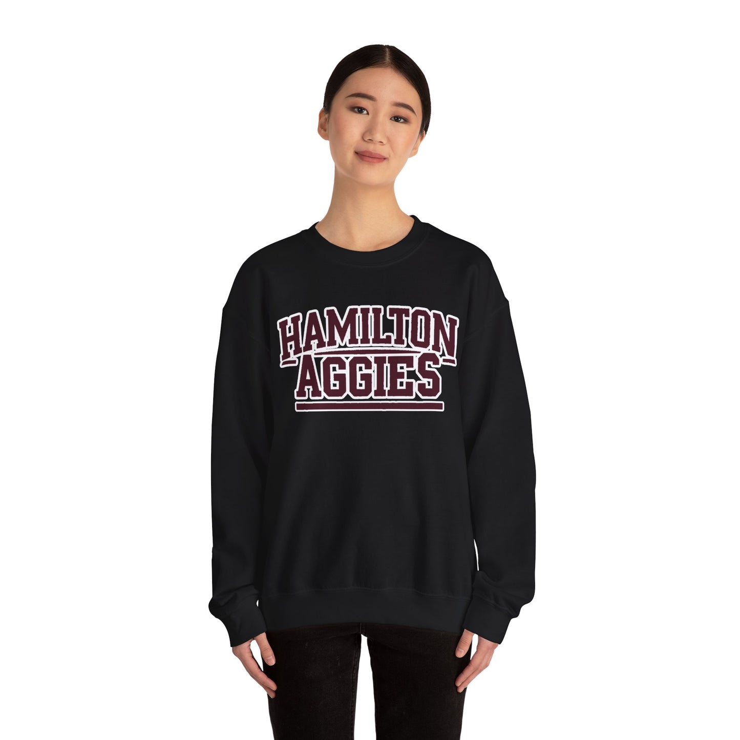 Adult Crewneck Sweatshirt \ Hamilton Aggies \ HA2