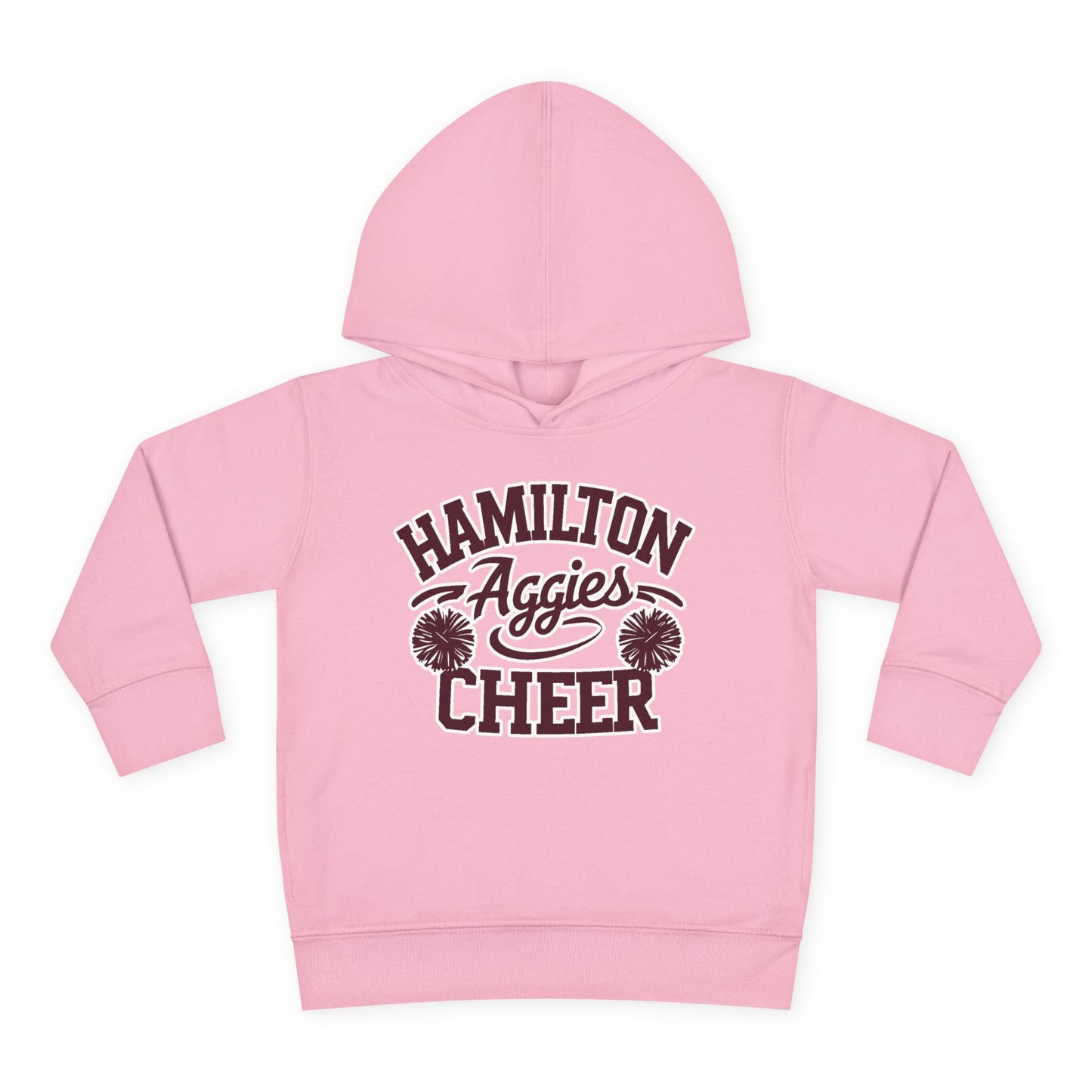 Toddler Hoodie Sweatshirt \ Hamilton Aggies Cheer \ Style HAC2