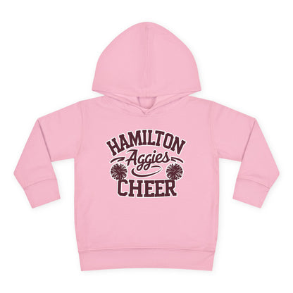 Toddler Hoodie Sweatshirt \ Hamilton Aggies Cheer \ Style HAC2