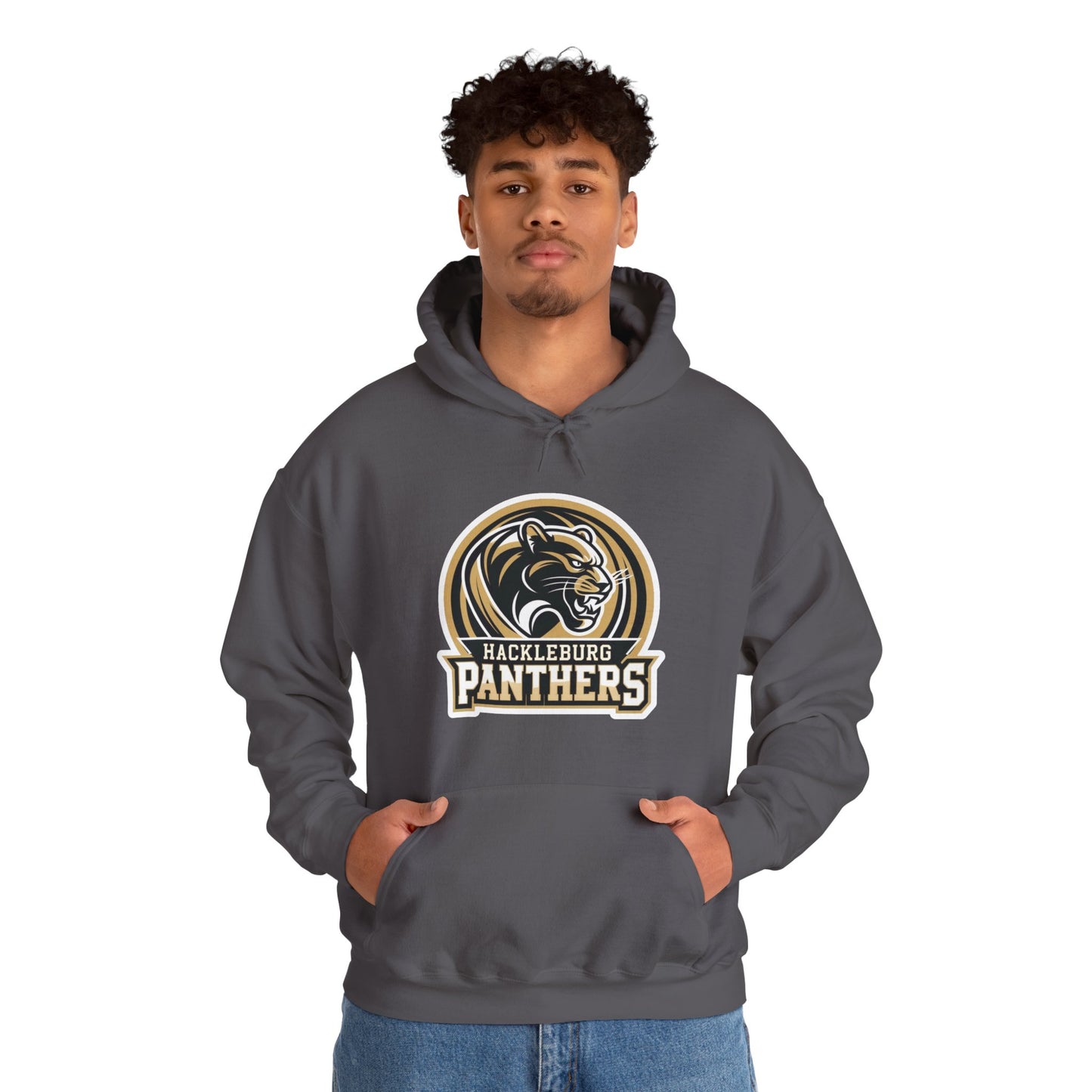 Adult Hoodie Sweatshirt \ Hackleburg Panthers \ HP2