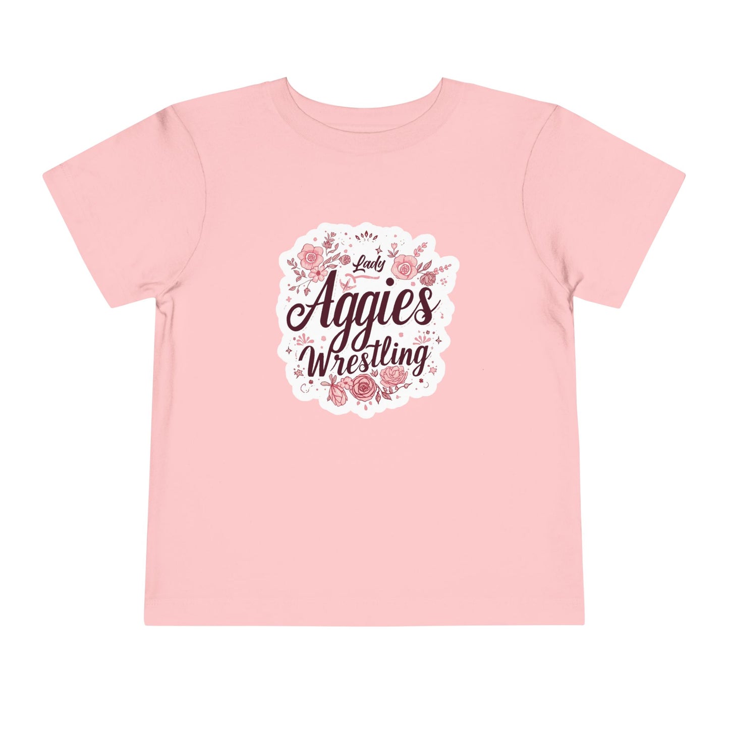 Cute Toddler Wrestling Tee, Kid's Short Sleeve T-Shirt, Perfect for Birthdays, Sports Events, Family Gatherings, Gifts
