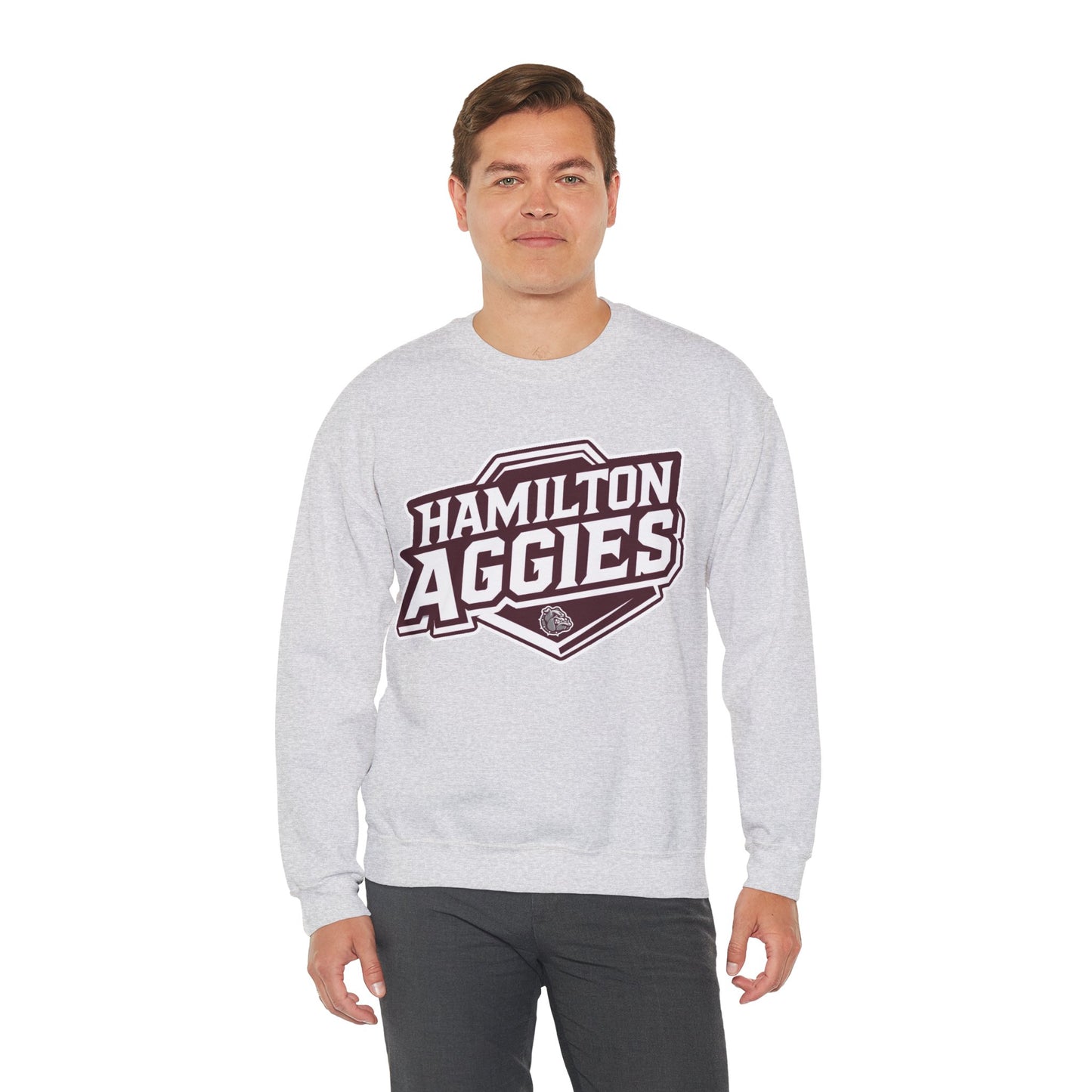 Adult Crewneck Sweatshirt \ Hamilton Aggies \ HA1