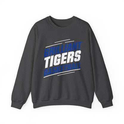 Adult Crewneck Sweatshirt \ Brilliant Tigers Basketball \ BTBK2