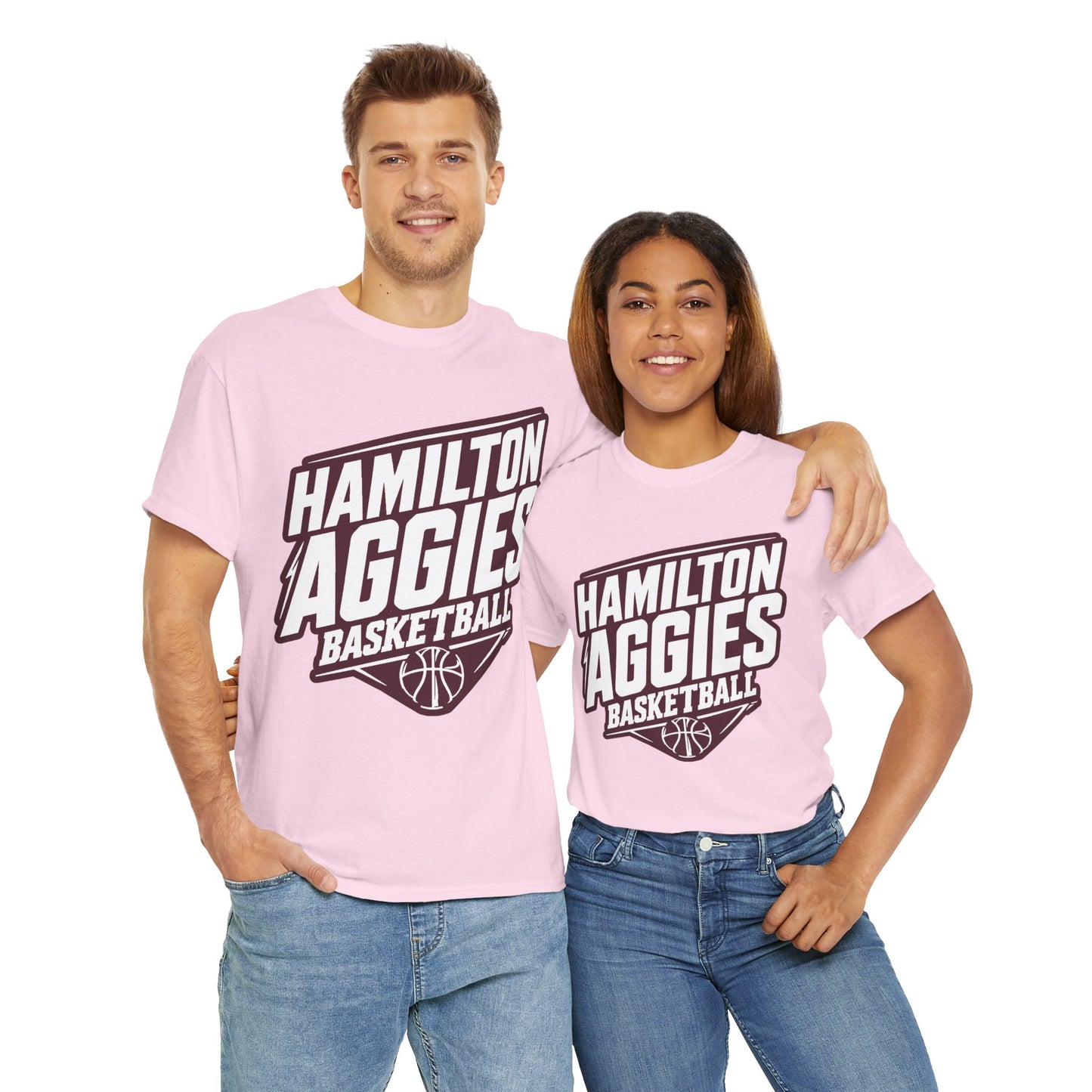 Adult Tee \ Hamilton Aggies Basketball \ HABB2